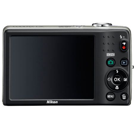 Nikon Coolpix L26 Digital Camera, Silver