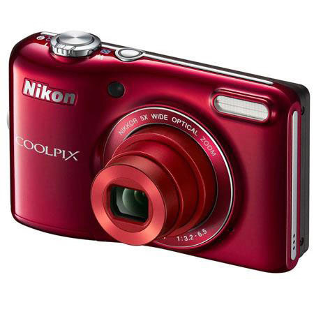 Nikon Coolpix L28 Digital Camera, Red - Refurbished by Nikon U.S.A