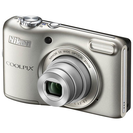 Nikon Coolpix L28 Digital Camera, Silver