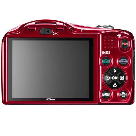 Nikon Coolpix L610 Digital Camera, Red - Refurbished by Nikon U.S.A.