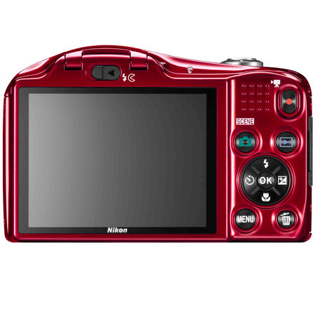 Nikon Coolpix L610 Digital Camera, Red