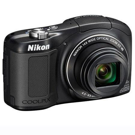 Nikon Coolpix L620 Compact Digital Camera,With Accessory Kit