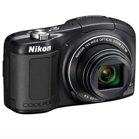 Nikon Coolpix L620 Digital Camera, Black - Refurbished by Nikon U.S.A.