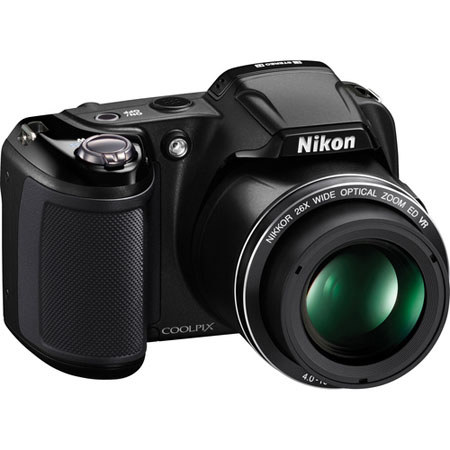Nikon Coolpix L810 16.1 Megapixel Digital Camera, 26x Optical Zoom, 3" LCD Display, HD 720p Movies with Stereo Sound, Black