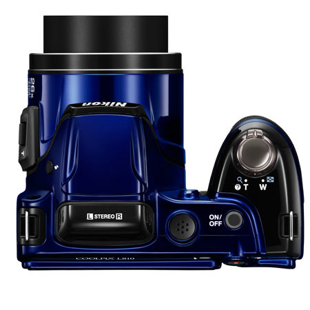 Nikon Coolpix L810 Digital Camera, Blue