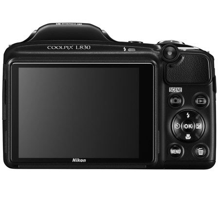 Nikon Coolpix L830 Digital Camera, Black - Refurbished by Nikon U.S.A.