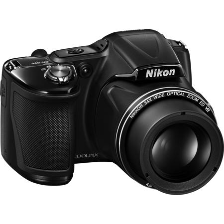 Nikon Coolpix L830 Digital Camera, Black 26439 - Adorama