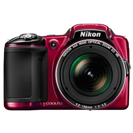 Nikon Coolpix L830 Digital Camera, Red - Refurbished by Nikon U.S.A.