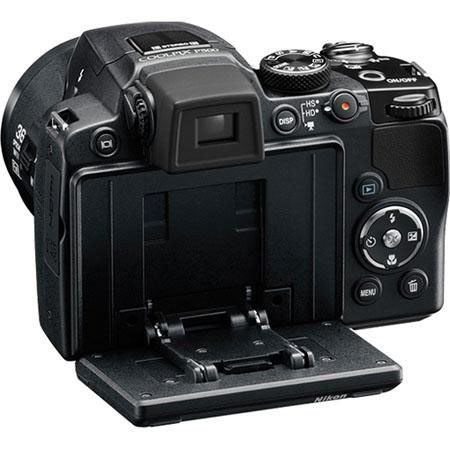 Nikon Coolpix P500 Digital Camera, Black - Refurbished