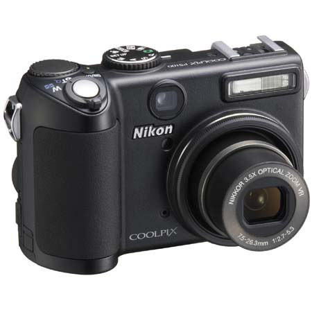 Nikon Coolpix P5100 12.1 Megapixels 3.5 Optical Zoom Digital Camera Black
