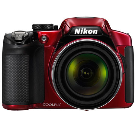 Nikon Coolpix P510 Digital Camera, Red