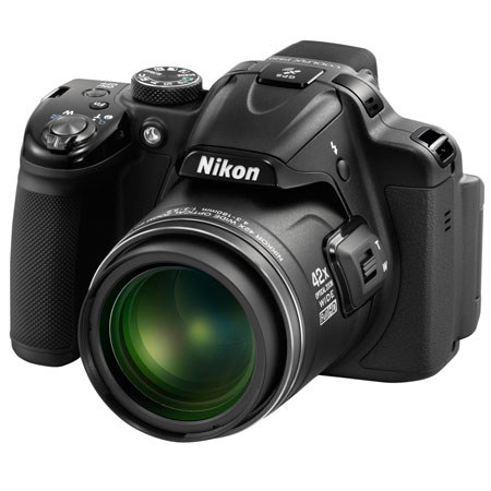 Nikon Coolpix P520 Digital Camera, 18.1 Megapixel, 42x Optical Zoom, 1080p HD Video, Black