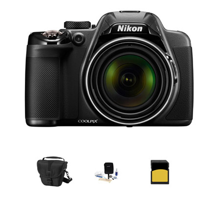 Nikon Coolpix P530 Digital Camera, Black with Basic Accessory Bundle