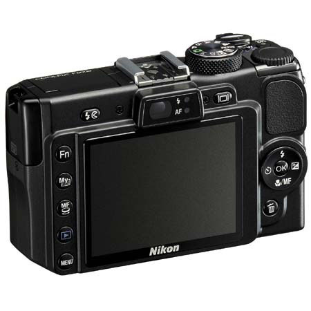 Nikon Coolpix P6000 Digital Camera, 13.5 Megapixel, 4x Optical Zoom, 4x Digital Zoom, 2.7" LCD Display, Black