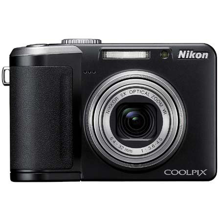 Nikon Coolpix P60 Digital Camera, 8.1 Megapixel, 5x Optical Zoom, 4x Digital Zoom, 2.7" LCD Display, Black