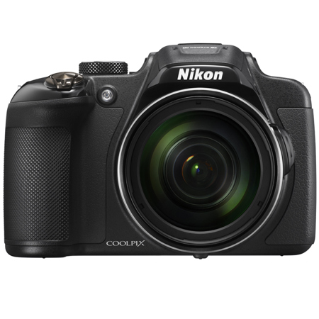Nikon COOLPIX P610 Digital Camera, 16MP, 60x Optical Zoom, 3" LCD Display, USB/HDMI, Wi-Fi, NFC, Black