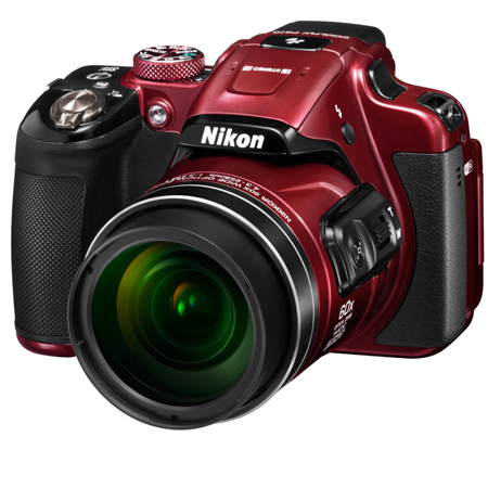 Nikon COOLPIX P610 Digital Camera, Red