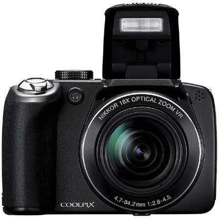 Nikon Coolpix P80 Digital Camera Kit, Black With 8GB SD Memory Card, Camera Case, Spare EN-EL5 Type Lithium-ion Battery. 2 Year Extended Service Coverage USB 2.0 SD Card Reader, Professional Lens Cleaning Kit