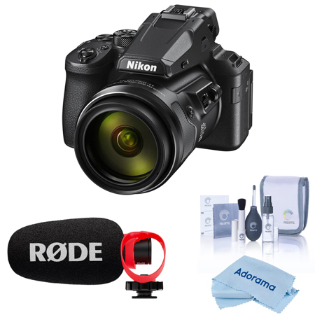 Nikon COOLPIX P950 Digital Camera, Bundle with Rode VideoMicro II Microphone