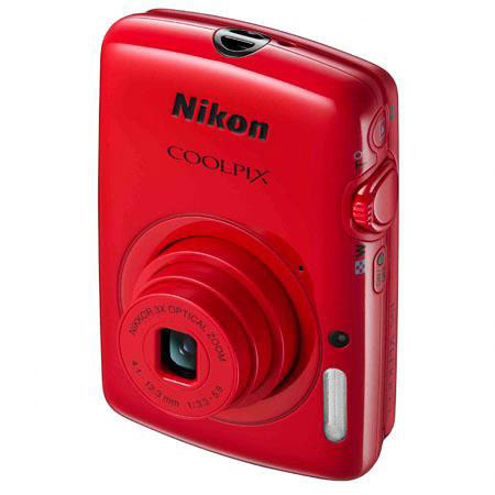 Nikon Coolpix S01 10.1MP Digital Camera, Red - Refurbished by Nikon U.S.A.