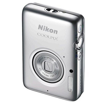 Nikon Coolpix S02 Digital Camera, Silver