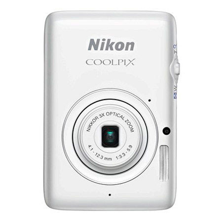 Nikon Coolpix S02 Digital Camera, White
