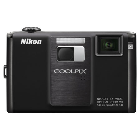 Nikon S1000PJ 12.21 MP Camera Kit, Black, 4GB Card