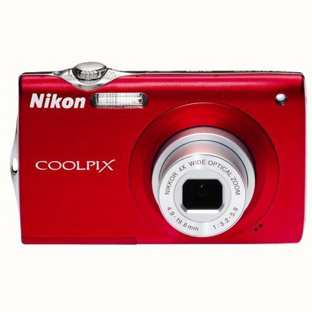Nikon Coolpix S205 Digital Camera, Red - Refurbished bu Nikon U.S.A.