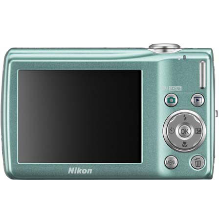 Nikon Coolpix S220 Dig Camera w/10MP, 3x Opt Zm, Green