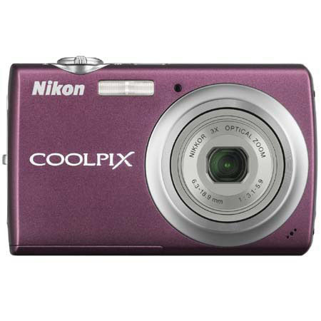 Nikon Coolpix S220 Digital Cam Kit,Spare EN EL-10 ,Plum