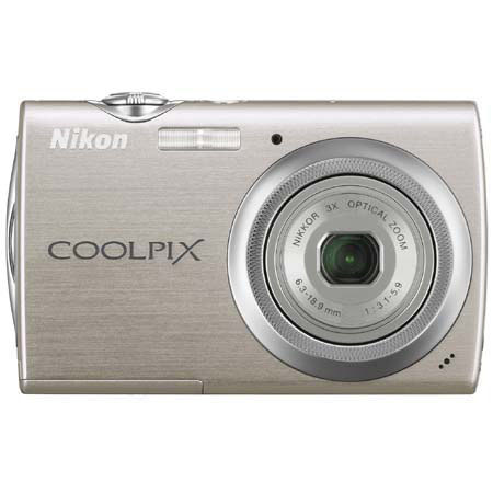 Nikon Coolpix S230 Dig Cam Kit w/Lens Cleaning Kit,Slvr