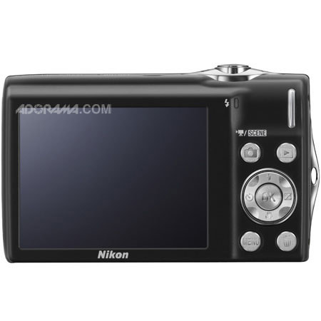 Nikon Coolpix S3000 Digital Camera, Black
