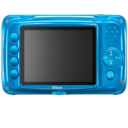 Nikon Coolpix S30 Digital Camera, Blue