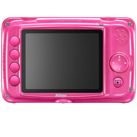 Nikon Coolpix S30 Digital Camera, Pink