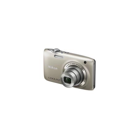 Nikon Coolpix S3100 Digital Camera with 14 Megapixel, 5x Wide Angle Optical Zoom, 2.7in LCD, HD (720p) Movies, 4-Way VR Image Stabilization, Silver