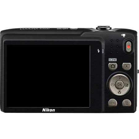 Nikon Coolpix S3100 Digital Camera, Blue - Refurbish