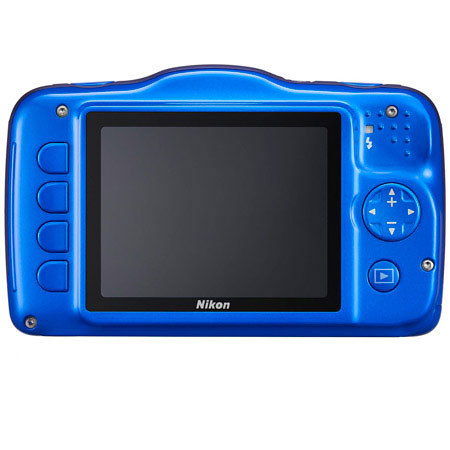 Nikon Coolpix S32 Digital Camera, Blue