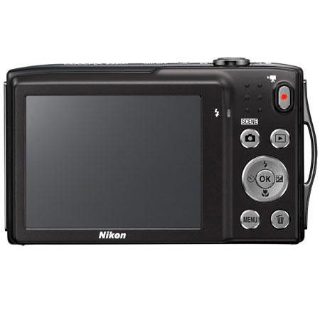 Nikon Coolpix S3300 Digital Camera, Black - Refurbished by Nikon U.S.A.