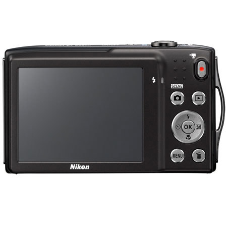 Nikon Coolpix S3300 Digital Camera, Black