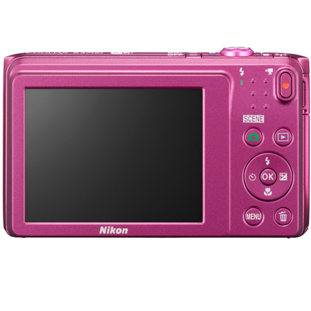 Nikon COOLPIX S3700 Digital Camera, Pink