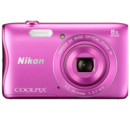 Nikon COOLPIX S3700 Digital Camera, Pink