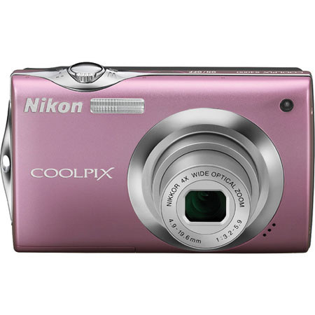 Nikon Coolpix S4000 Digital Camera, Pink