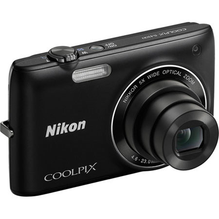 Nikon Coolpix S4100 Digital Camera, Black
