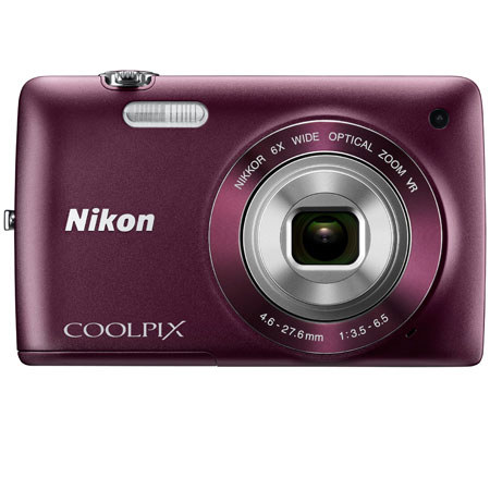 Nikon Coolpix S4300 Digital Camera, Plum
