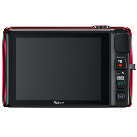 Nikon Coolpix S4300 Digital Camera, Red