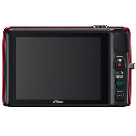 Nikon Coolpix S4300 Digital Camera - Red - Refurbished by Nikon USA