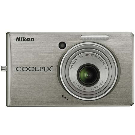Nikon Coolpix S510 Digital Camera, 8.1 Megapixel, 3x Optical Zoom, 4x Digital Zoom, 2.5" LCD Display, Silver