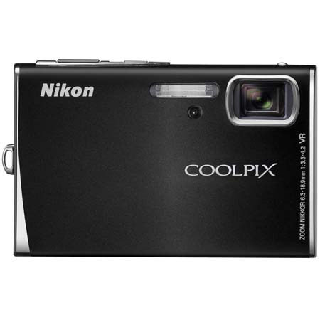 Nikon Coolpix S51 Digital Camera, 8.1 Megapixel, 3x Optical Zoom, 3" LCD Display - Black