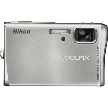 Nikon Coolpix S51C Digital Camera, 8.1 Megapixel, 3x Optical Zoom, Wifi Wireless Email, 3" LCD Display - Silver