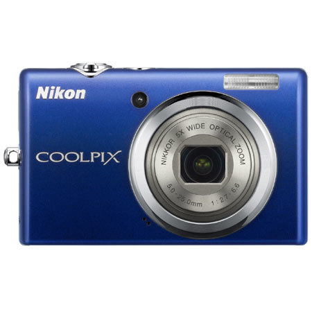 Nikon Coolpix S570 Kit, Blue, 4GB Card, 2 Yrs Service